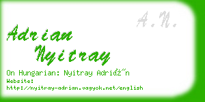 adrian nyitray business card